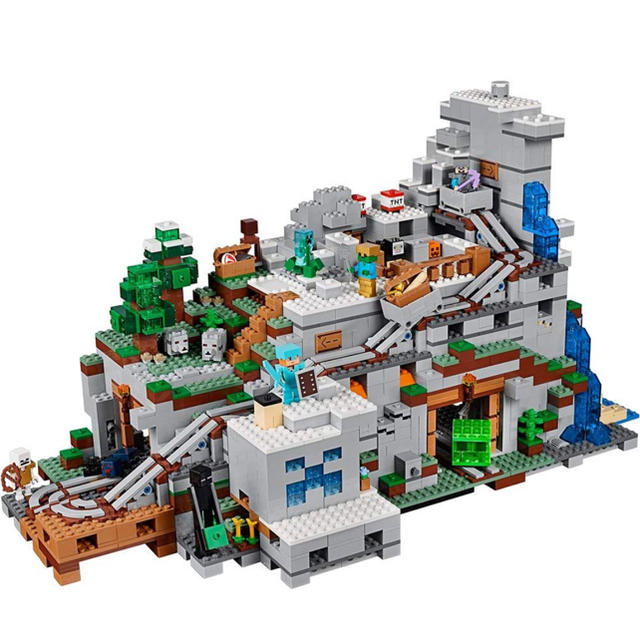 13800円 LEGO互換 山の洞窟「日本未発売） マインクラフト reduktor.com.tr