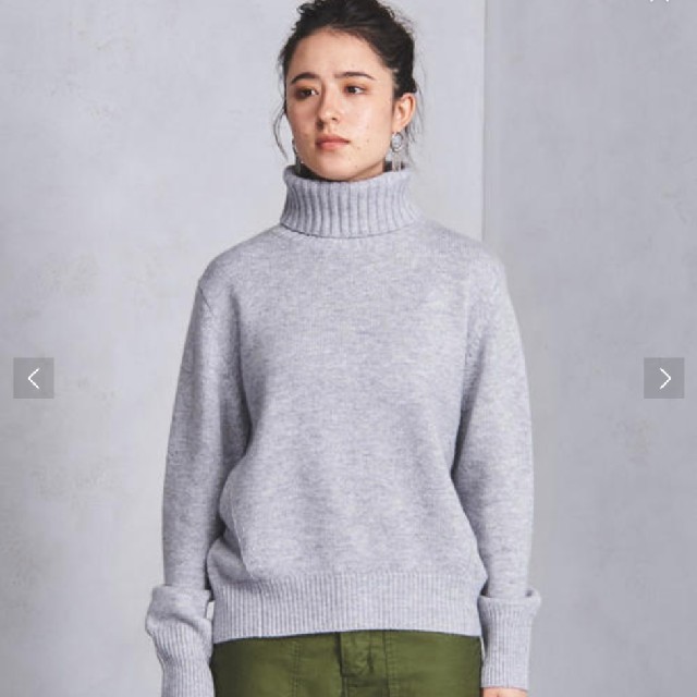 UNITED ARROWS(ユナイテッドアローズ)のバイアス タートルネック ニット

 レディースのトップス(ニット/セーター)の商品写真