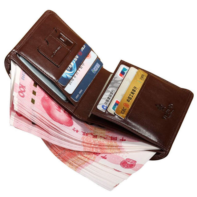 MANGBANG 本革 財布 メンズのファッション小物(折り財布)の商品写真