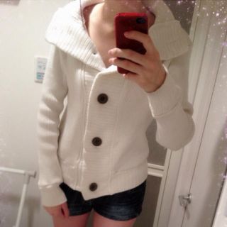 オフホワイト アウター(スプリングコート)