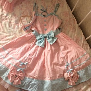 アンジェリックプリティー(Angelic Pretty)のアンプリ♡カチューシャ付JSK(ひざ丈ワンピース)