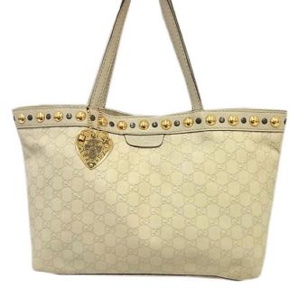 グッチ(Gucci)のぴよぴよさん専用【正規品】GUCCI グッチ★ハートチャーム付き★トートバック(トートバッグ)