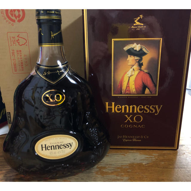 ヘネシーXO Hennessy 金キャップ グリーンボトル700ml 40度