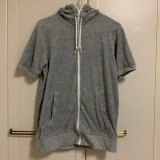 ユニクロ(UNIQLO)のユニクロ UNIQLO 半袖 パーカー Mサイズ(パーカー)