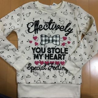 シマムラ(しまむら)のしまむら 薄手裏起毛トレーナー 新品 140㎝(Tシャツ/カットソー)