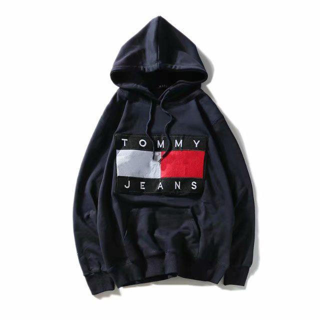 TOMMY HILFIGER(トミーヒルフィガー)の[ネービーXXL]TOMMYトミーヒルフィガー 長袖 パーカー男女兼用 メンズのトップス(パーカー)の商品写真