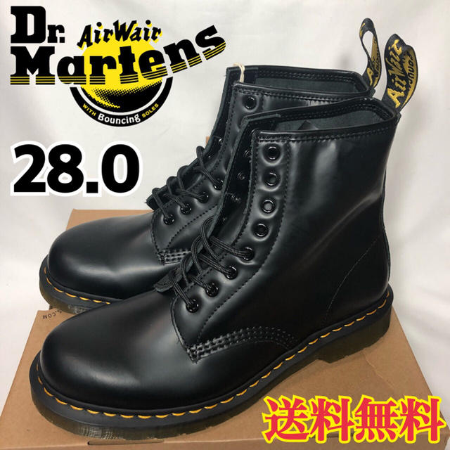 【新品】ドクターマーチン 8ホール 8アイ ブーツ ブラック 1460 28.0