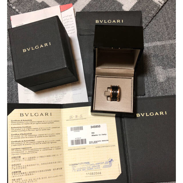 BVLGARI - ブルガリ ビーゼロワン指輪　ピンクゴールド／ブラックセラミック　男女兼用