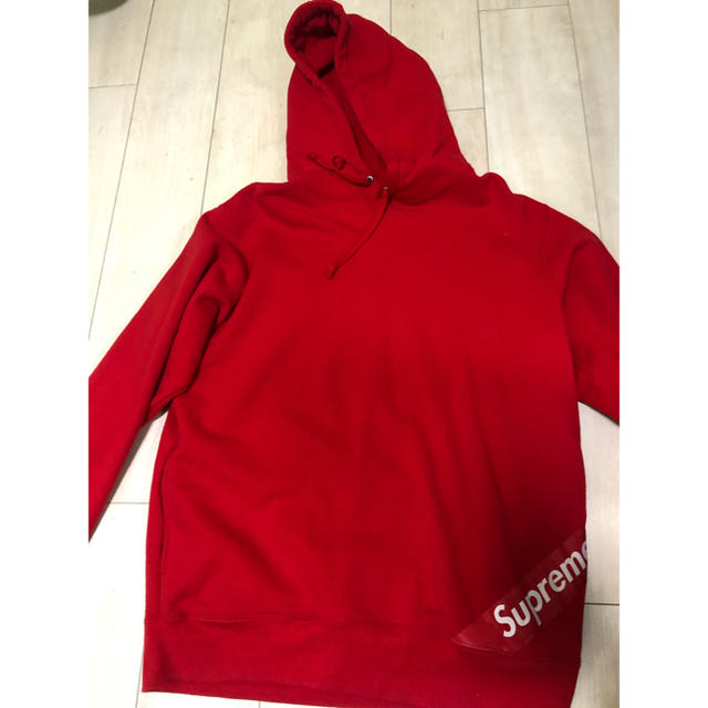 supreme  corner label hooded sweatshirt