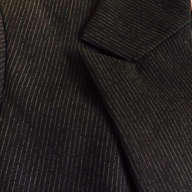 GAL FIT(ギャルフィット)の9号黒ストライプスーツ上下セット レディースのフォーマル/ドレス(スーツ)の商品写真