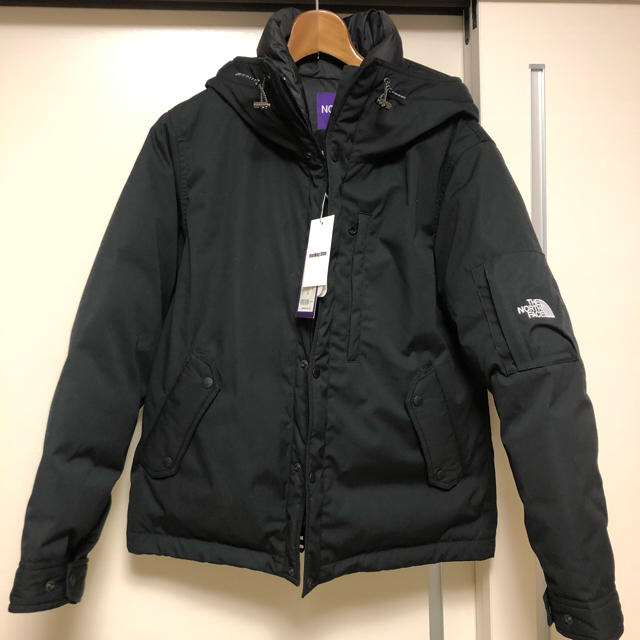 THE NORTH FACE(ザノースフェイス)のモンキータイム　ノースフェイス マウンテンショートパーカパープルレーベルブラック メンズのジャケット/アウター(ダウンジャケット)の商品写真