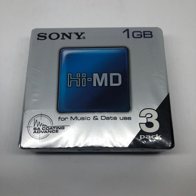 貴重品　SONY Hi-MD ディスク　1GB×3pack