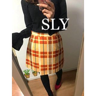 スライ(SLY)のタグ付き・新品☆SLY☆スライ  チェックショートパンツ  ミニスカパン(ショートパンツ)