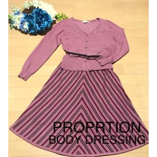 プロポーションボディドレッシング(PROPORTION BODY DRESSING)の最終特価‼️美品❤️PROPORTION❤️セットアップ サイズ3(セット/コーデ)