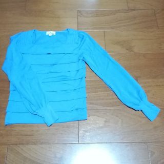 クレージュ(Courreges)のcourreges トップス(パープル)(カットソー(長袖/七分))