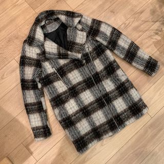 エイソス(asos)のVERO MODA🖤IMPORT from Sweden 起毛チェックコート(チェスターコート)