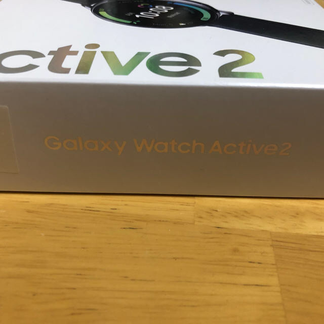 SAMSUNG(サムスン)の【新品未使用】Galaxy Watch Active 2 44mm日本版シルバー メンズの時計(腕時計(デジタル))の商品写真