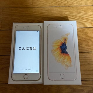 アップル(Apple)のiPhone 6s Gold 64 GB docomo(スマートフォン本体)