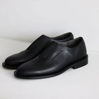 サンシー(SUNSEA)の【最安】ISHMM 19aw Center Gore Shoes "Black"(スリッポン/モカシン)