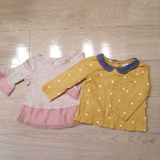 ベビーギャップ(babyGAP)のまか様専用babyGAPトップスパンツ 80セット4点(シャツ/カットソー)