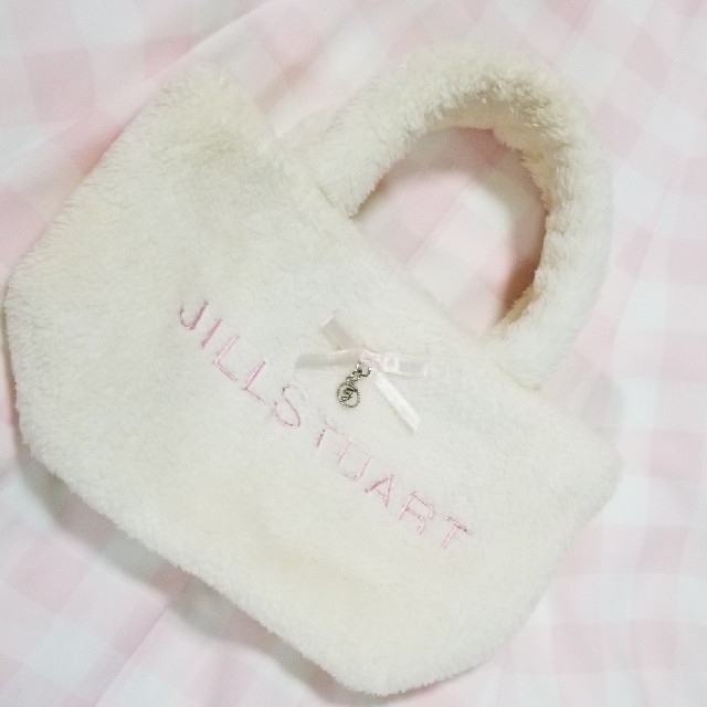 JILL by JILLSTUART(ジルバイジルスチュアート)のJILL STUART ホワイトボア　トート レディースのバッグ(トートバッグ)の商品写真