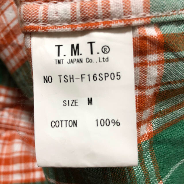 TMT(ティーエムティー)のTMTチェックシャツ メンズのトップス(シャツ)の商品写真