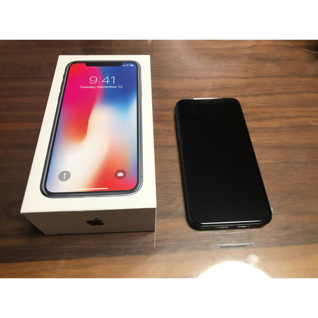 新品 iPhone x 256gb SIM フリー Space Gray