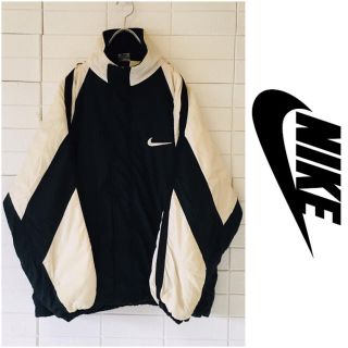 ナイキ(NIKE)の90s ヴィンテージ ナイキ ナイロンジャケット デカロゴ XL オーバーサイズ(ナイロンジャケット)