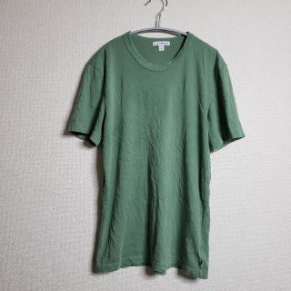 ジェームスパース クルーネック Tシャツ 丸首 無地 グリーン セレブ サーフ ジェームスパース クルーネック Tシャツ 丸首 無地 カーキ セレブ サーフ