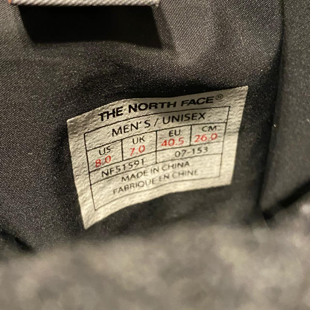 THE NORTH FACE(ザノースフェイス)の美品　ノースフェイス　ヌプシ　ウールブーツ メンズの靴/シューズ(ブーツ)の商品写真