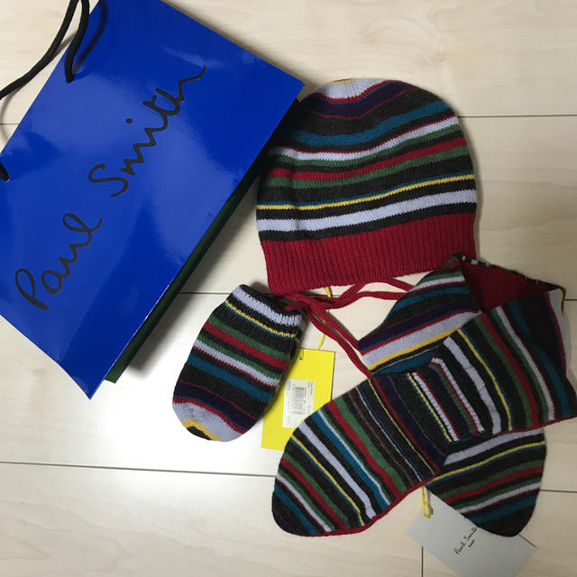 Paul Smith(ポールスミス)のポールスミス ジュニア 帽子 手袋 マフラー 新品 キッズ/ベビー/マタニティのこども用ファッション小物(手袋)の商品写真