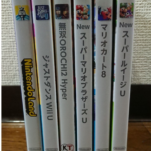 Wii U(ウィーユー)のNintendo Wii U&ソフト6本 エンタメ/ホビーのゲームソフト/ゲーム機本体(家庭用ゲーム機本体)の商品写真