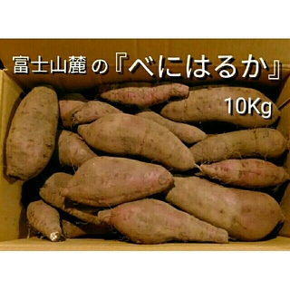富士山麓のサツマイモ『べにはるか』１０Kg　農薬不使用！(野菜)