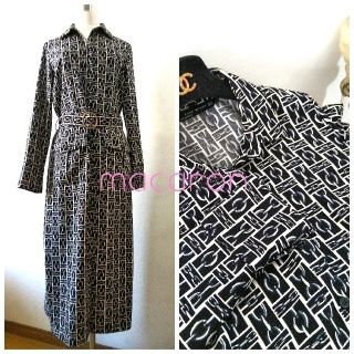 ザラ(ZARA)のご専用 冬ザラZARAベルト付きロングワンピース シャツワンピース ロングシャツ(ロングワンピース/マキシワンピース)