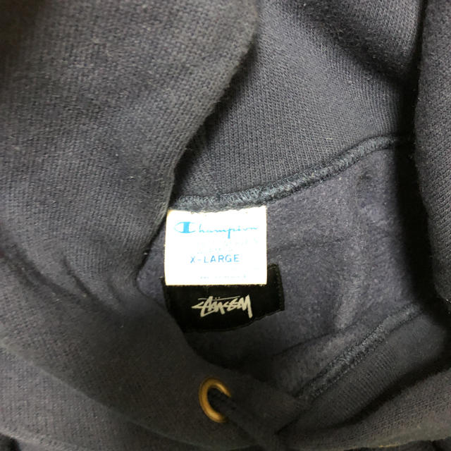 STUSSY(ステューシー)のstussy×champion コラボパーカー メンズのトップス(パーカー)の商品写真