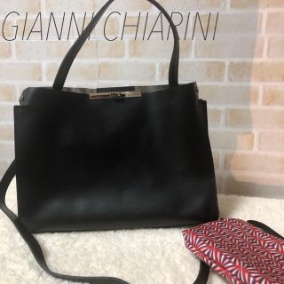 デプレ(DES PRES)の【GIANNI CHIARINI】ポーチ付　ワンハンドル　トートバッグ(トートバッグ)