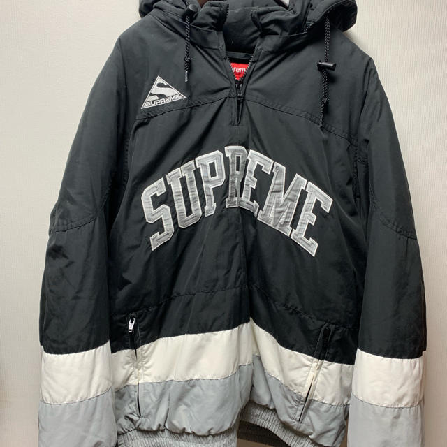 supreme puffy hockey pullover 黒 Mサイズ