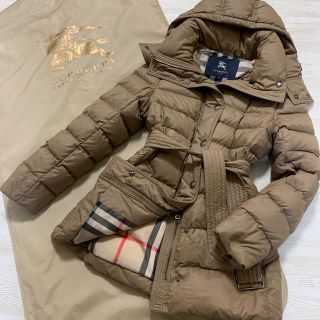 バーバリー(BURBERRY) ダウンコート(レディース)（ベージュ系）の通販 ...