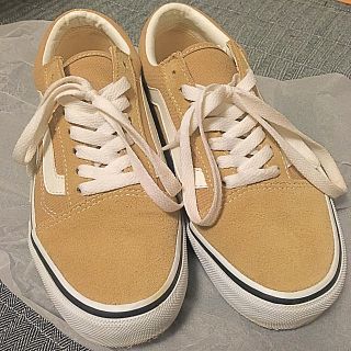 ヴァンズ(VANS)のこねこねこ様　専用バンズ　オールドスクール ジンジャー 23.5cm ベージュ　(スリッポン/モカシン)