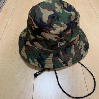 ニューエラー(NEW ERA)のニューエラ NEWERA バケットハット 軽量 撥水 迷彩(ハット)