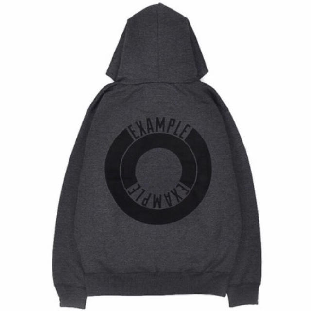 新作・限定品 EXAMPLE ROUND LOGO HOODIE