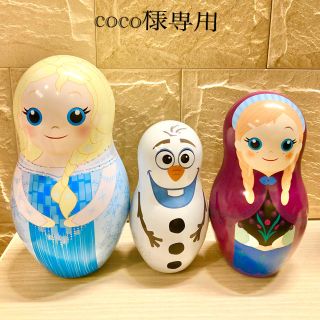 アナトユキノジョオウ(アナと雪の女王)のアナと雪の女王 マトリョーシカ風 缶(キャラクターグッズ)