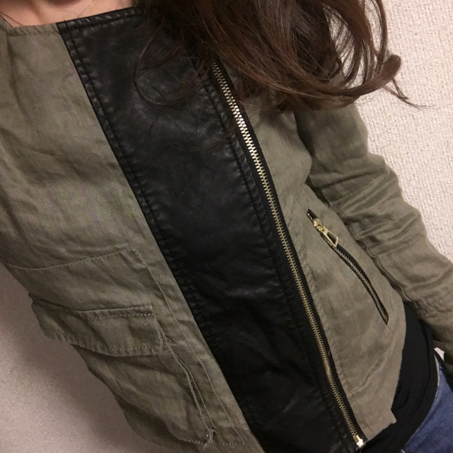 ZARA(ザラ)のZARA ライダースジャケット レディースのジャケット/アウター(ライダースジャケット)の商品写真