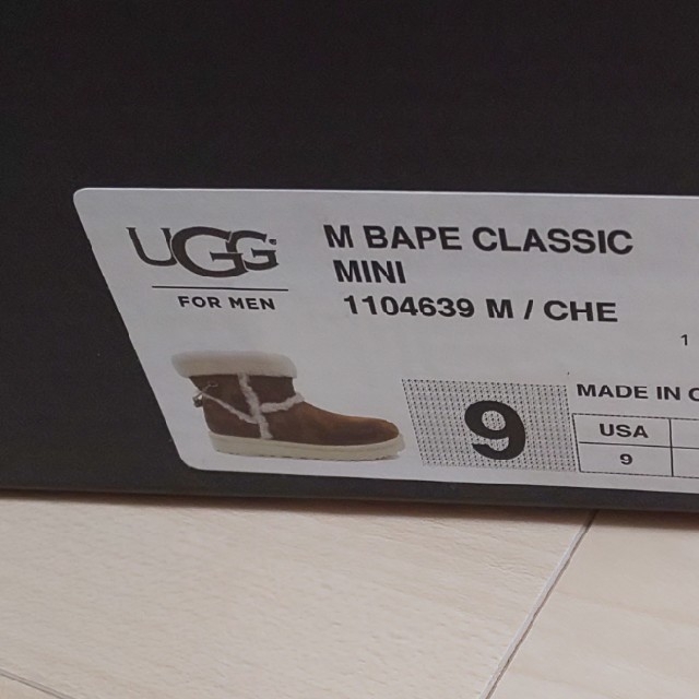 ブーツBAPE X UGG CLASSIC MINI