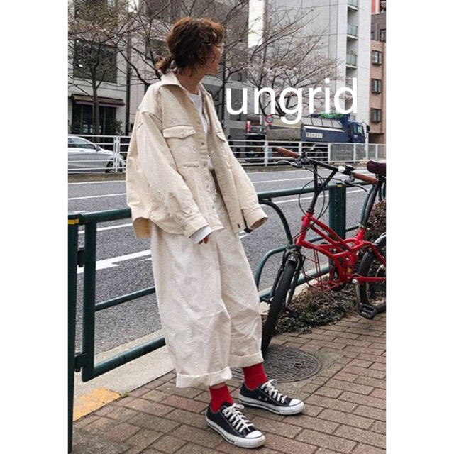 ungrid アングリッド ビッグシルエット ミリタリーパンツ