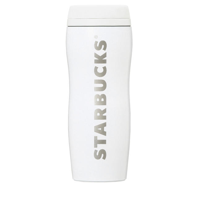 Starbucks Coffee(スターバックスコーヒー)のスターバックス　ステンレスカーヴドタンブラー355ml 白 インテリア/住まい/日用品のキッチン/食器(タンブラー)の商品写真