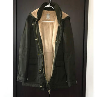 ザラ(ZARA)のZARA フーデッド　モッズコート　カーキ　ザラ　XS ボア　(モッズコート)