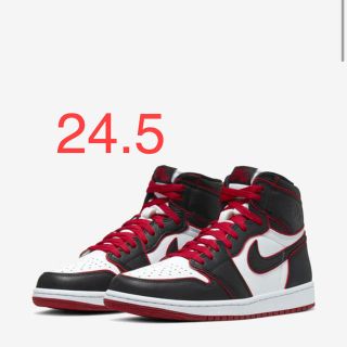 ナイキ(NIKE)のNIKE AIR JORDAN1 RETRO HIGH OG BLOODLINE(スニーカー)