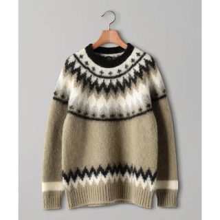 ビューティアンドユースユナイテッドアローズ(BEAUTY&YOUTH UNITED ARROWS)のBATONER NORDIC CREWNECK KNIT (ニット/セーター)