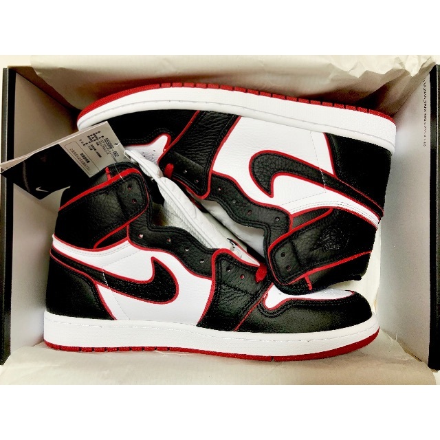 NIKE 送料込み .5 AIR JORDAN 1 HIGH OG BLOODLINEの通販 by SNKRS